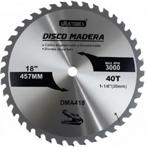DMA418 – DISCO MADERA 18”x40T
